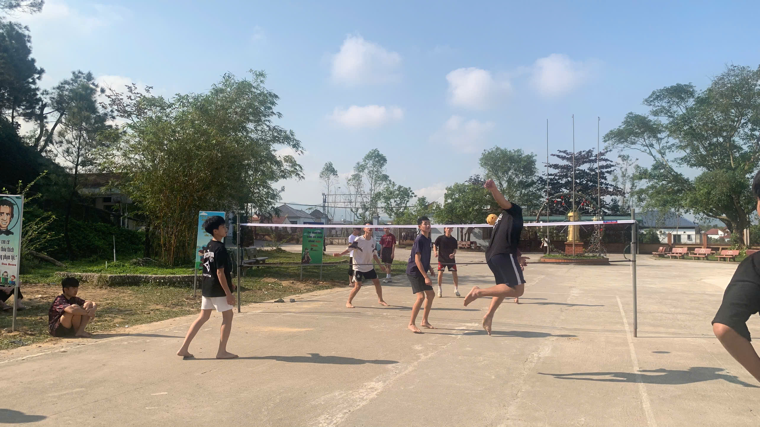 Cầu mây trong hội thao